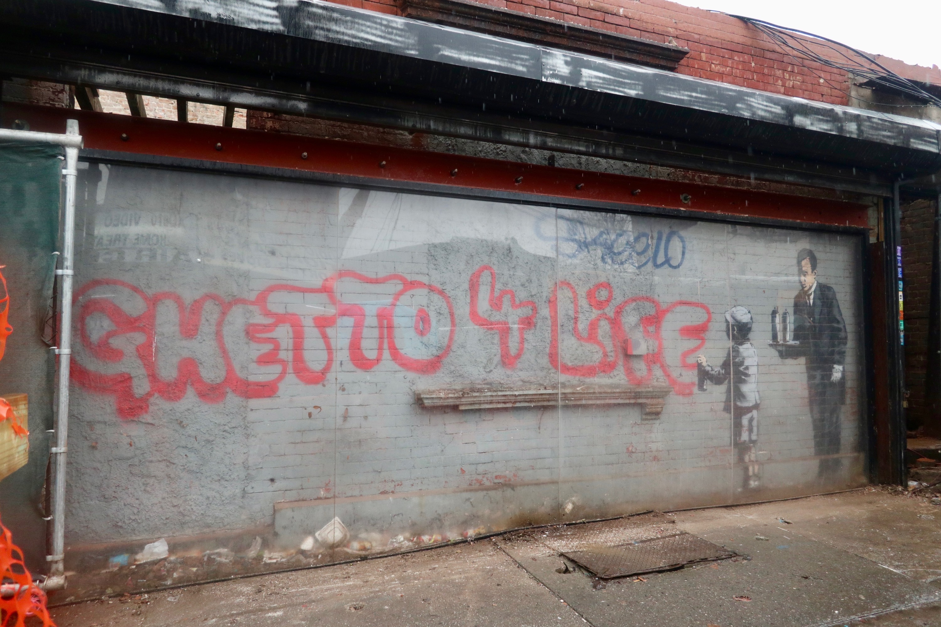 one of nyc’s last public banksy works moving from bronx to bridgeport: exclusive