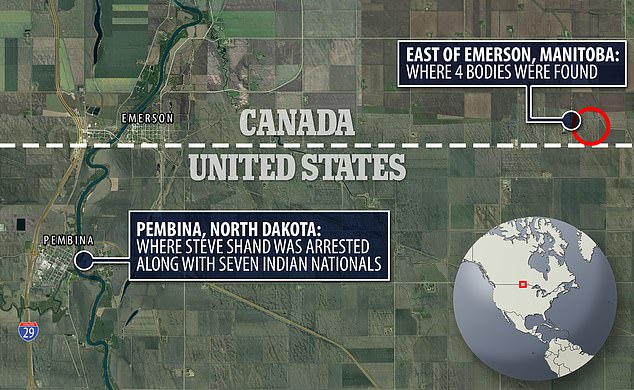 human smuggling suspect 'dirty harry' arrested following death of indian family including two children, 11 and three, who froze while walking from canada to us in -34f conditions