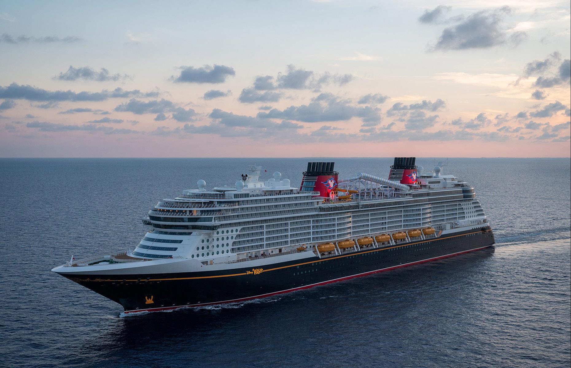 <p>Disney Wish took to the seas in 2022 as the fifth member of the Disney Cruise Line fleet. Able to accommodate 4,000 passengers, Wish offers everything you might hope for from a Disney-themed ship. Kids are well catered for with a <em>Frozen</em>-themed theatrical dining experience and immersive shows, as well as deck parties and water slides, while grown-ups can enjoy a Norwegian-style pub and Quiet Cove, an adults-only refuge with infinity pool, bar and lounge. </p>