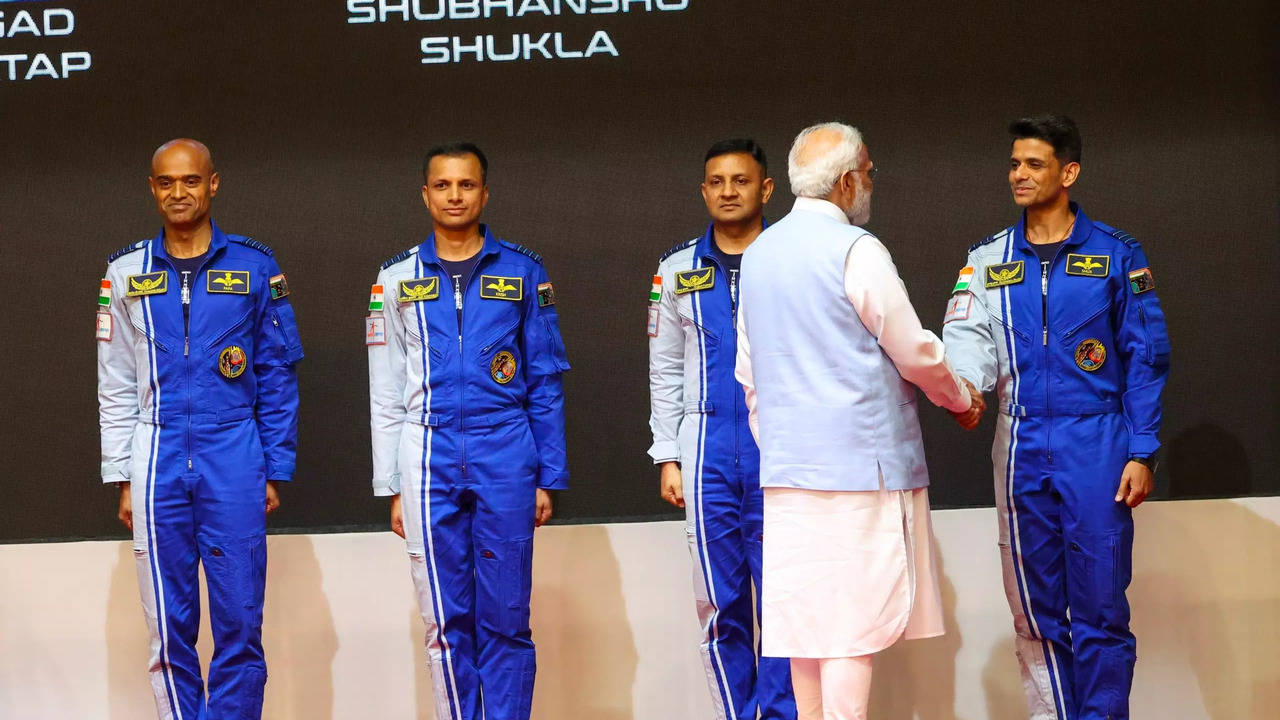 from fighter skies to starry heights: meet wing commander shubhanshu shukla, a gaganyaan astronaut-designee