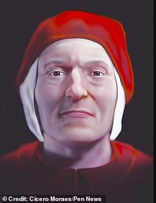 eπιστήμονες ανακατασκεύασαν για πρώτη φορά το πρόσωπο του δάντη - δείτε φωτογραφίες
