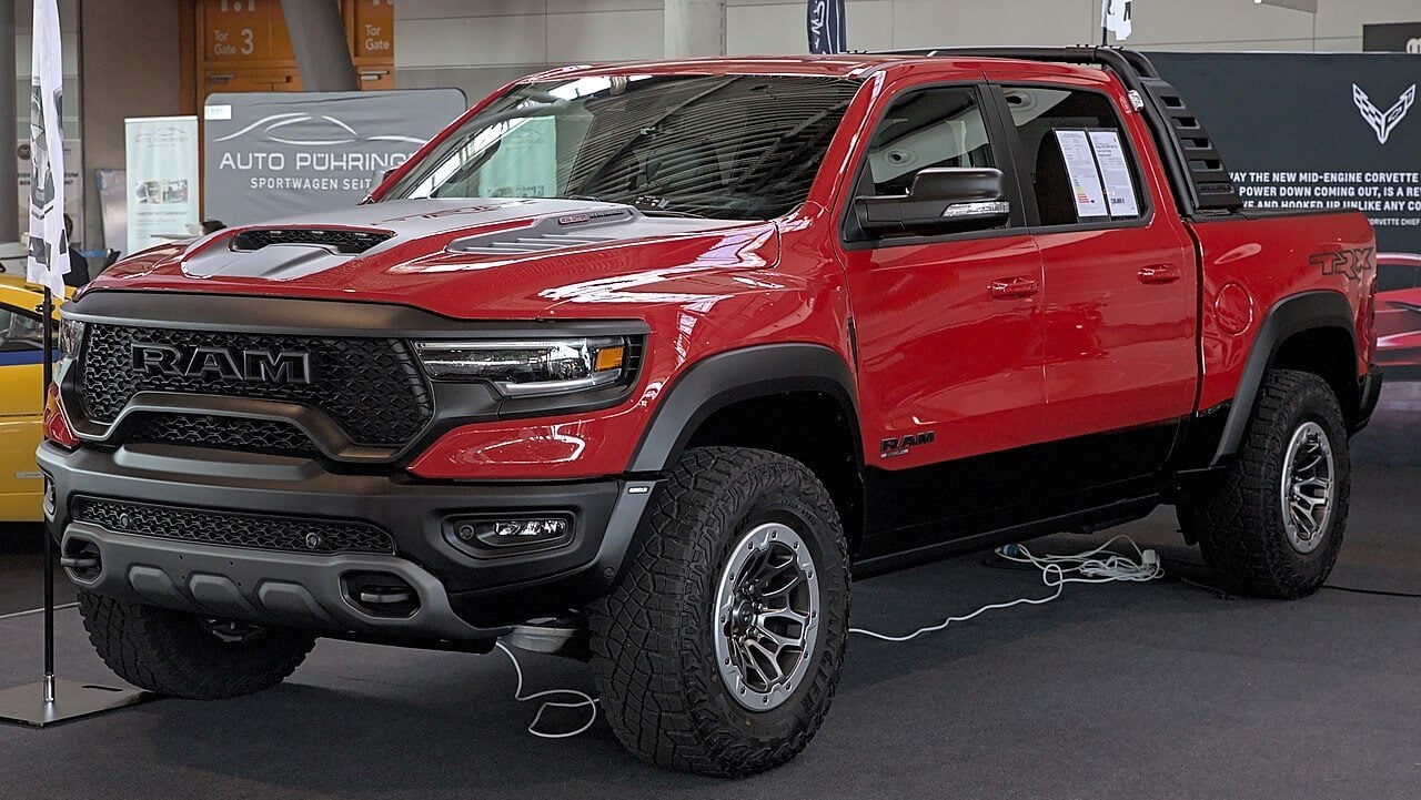 <p>Ram built the TRX to destroy Ford’s F-150 Raptor. Its engine is the same 702 horsepower V8 found under the Dodge Challenger’s hood. Couple that with 4×4, and you know this thing can tackle off-road terrain at high speeds.</p><p>Ram also provided it with proper off-road suspension, plenty of ground clearance, fat off-road tires, and underbody protection. All you need to add are essentials such as a fridge, some tools, and a couple of jerrycans, and you’re ready for the adventure of a lifetime.</p>