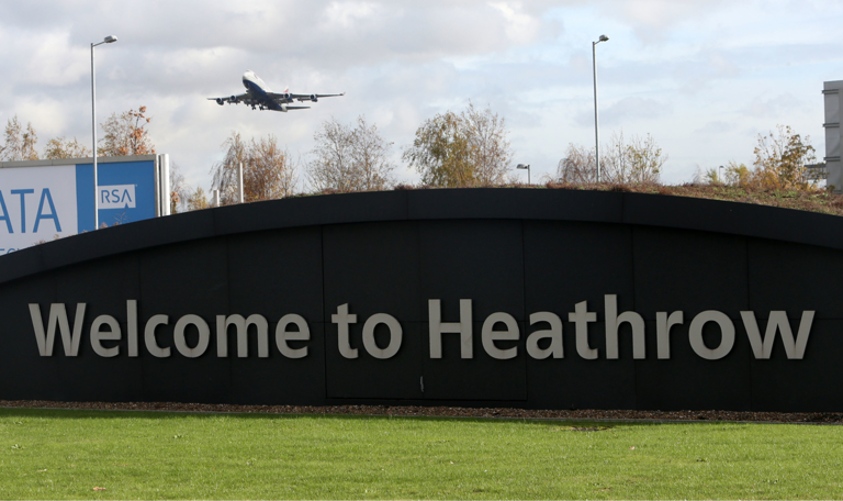 Heathrow Airport passenger numbers