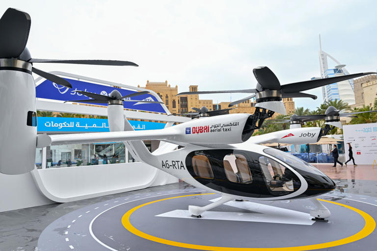 The Joby Aviation aircraft will cut the journey from Dubai Airport to Palm Jumeirah from 45 minutes to 10 minutes. Photo: Dubai Media Office