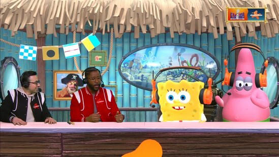 Nickelodeon Super Bowl 2024 highlights: ‘Hi Taylor’, SpongeBob live ...