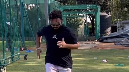 rishabh pant's big milestone yet in road to recovery: from walking with crutches to running on field