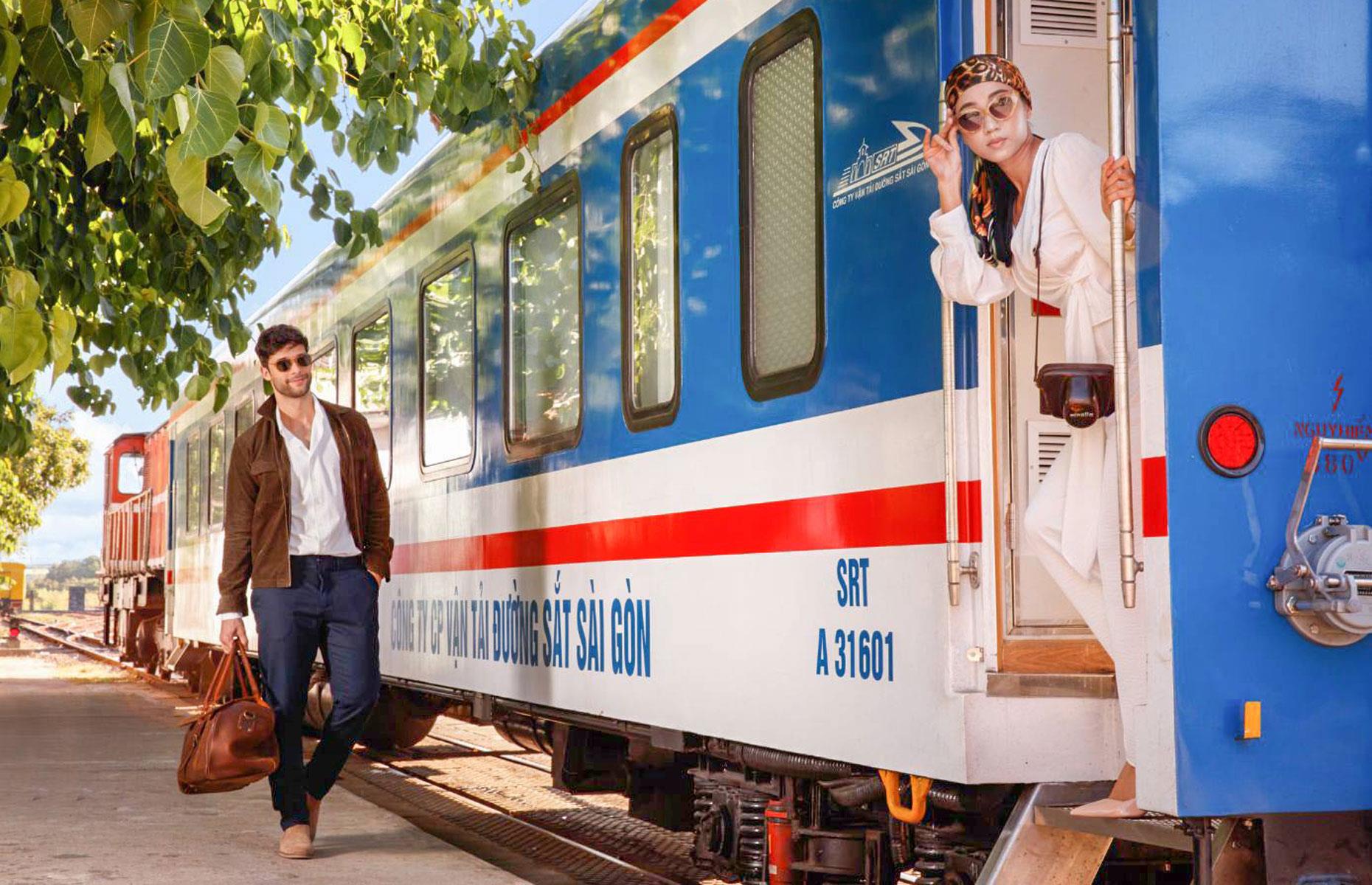 <p>Described as Vietnam's premier rail experience, <em>The Vietage</em> offers one of the world's most extravagant rail excursions.</p>  <p>Its two elegant train carriages seat 12 guests apiece and are each available to hire in their entirety from a hefty $2,750 (£2,164) for a six-hour one-way trip, according to Luxury Train Club.</p>  <p>Launched in 2020 by hotel group Anantara, the superlative service runs from historic Hoi An to the coastal resort of Quy Nhon (198 miles/319km to the south). It's recently added beach destination Nha Trang to its destination list.</p>