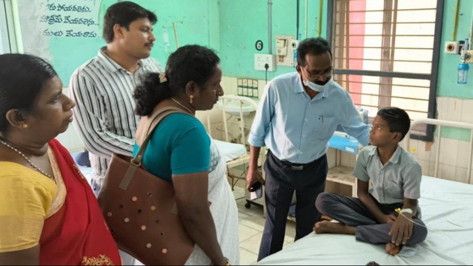 52 students of andhra pradesh school fall ill due to food poisoning