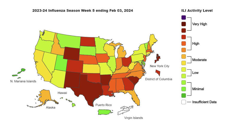 Flu continues to cause trouble in South Carolina, Georgia