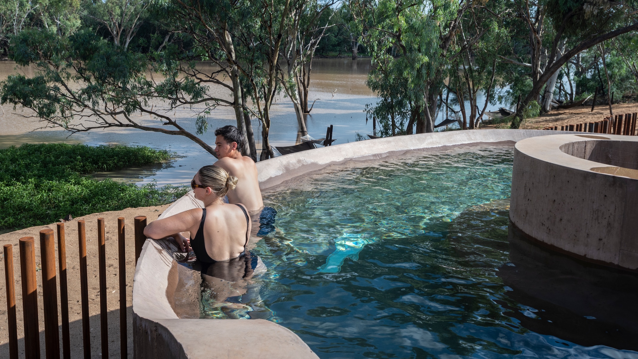 hot springs a hot tourism experience in outback queensland as artesian waters re-emerge
