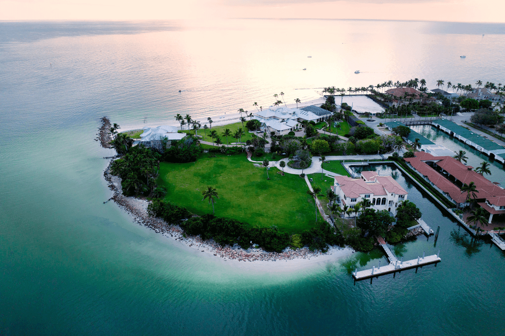 a florida family that bought a fishing cottage for $1 million in the 1980s is selling it for $295 million now that it’s a 20-bedroom compound with its own yacht basin