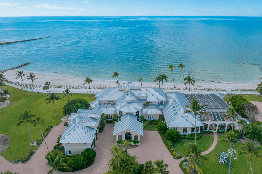 a florida family that bought a fishing cottage for $1 million in the 1980s is selling it for $295 million now that it’s a 20-bedroom compound with its own yacht basin