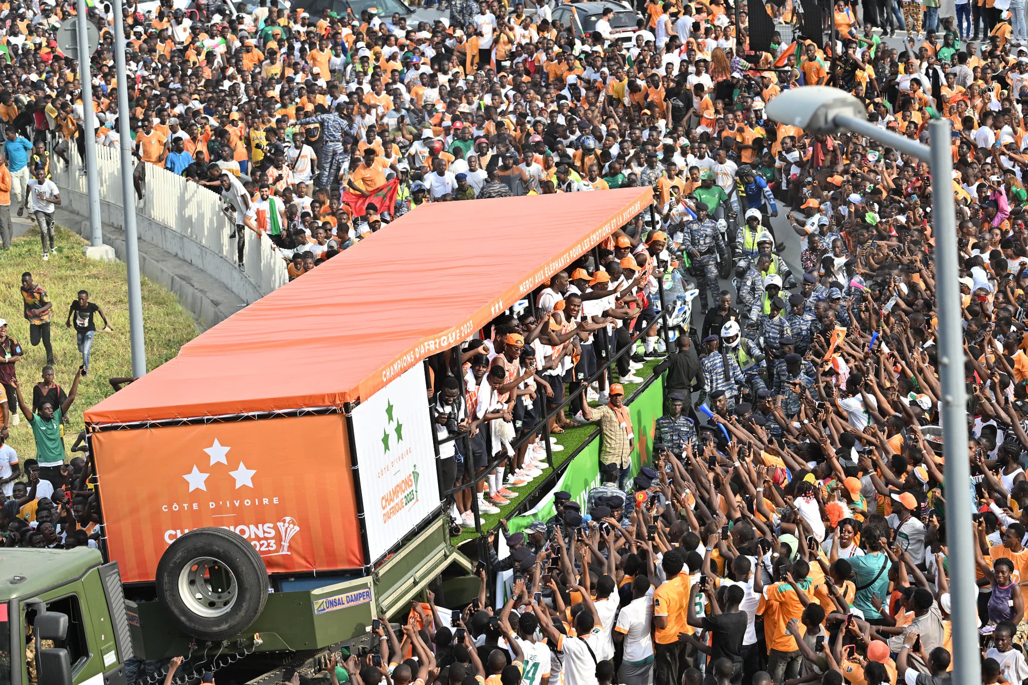 CAN 2024 Les Images Impressionnantes De La Parade Des Joueurs De La   BB1iaXk9.img