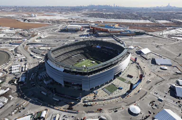 A New Jersey stadium beside toxic marshland is set to host the World