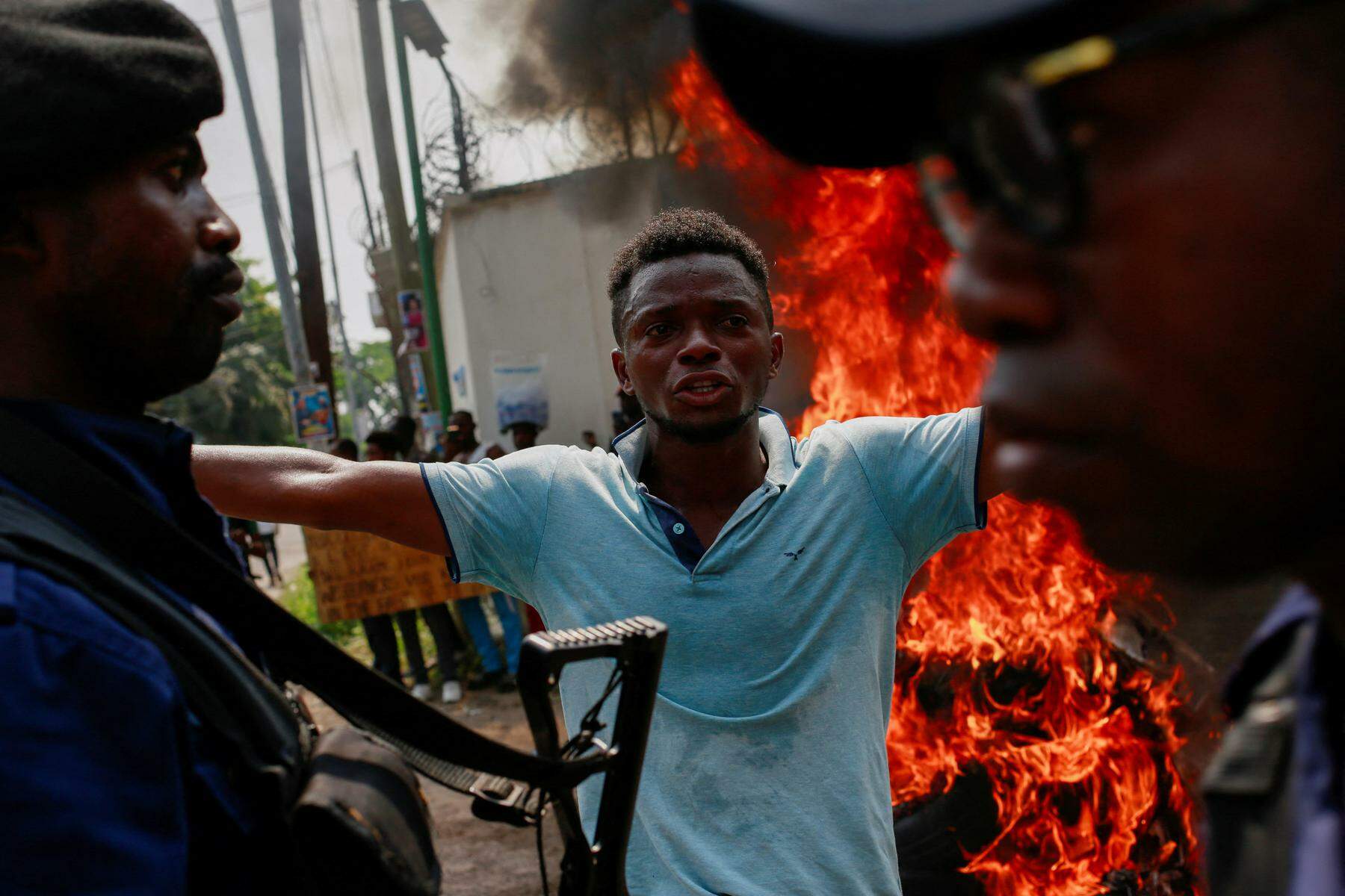 unruhen im kongo: die wut auf den westen wächst