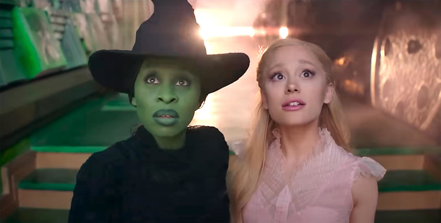 Ariana Grande, Cynthia Erivo Bring Glinda And Elphaba To Life In ...