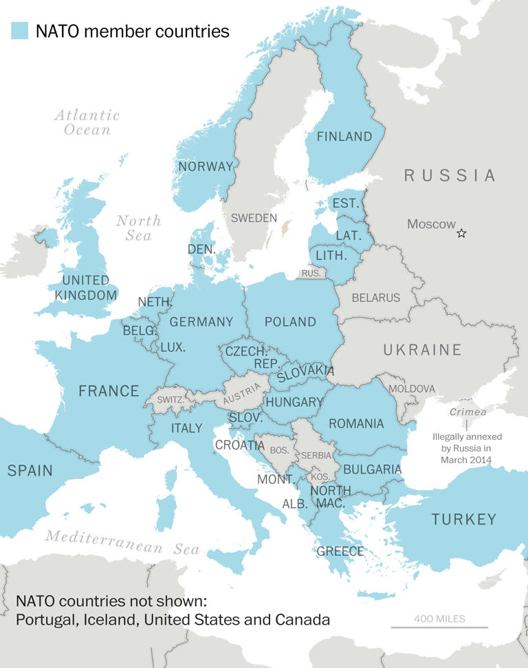 See which NATO countries spend less than 2 percent of their GDP on defense