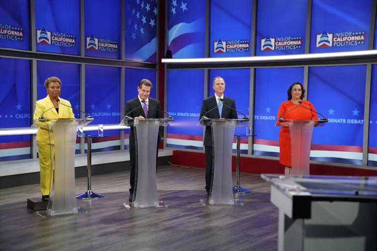 PHOTOS CA Senate candidates Schiff, Garvey, Porter, Lee battle it out