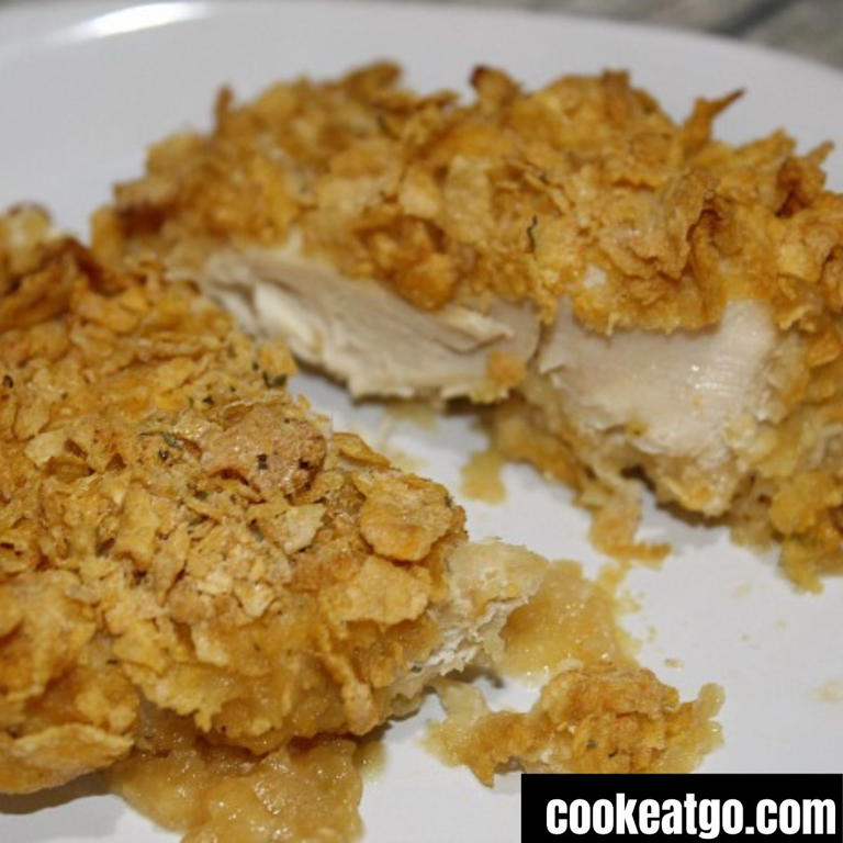 Delicious ranch cornflake chicken!