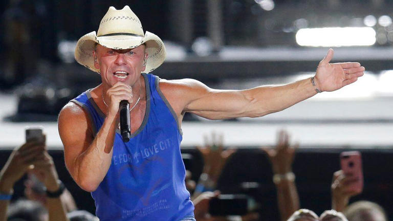 Kenny Chesney performs during the Trip Around the Sun Tour at Chase Field on Saturday, June 23, 2018, in Phoenix, Arizona.