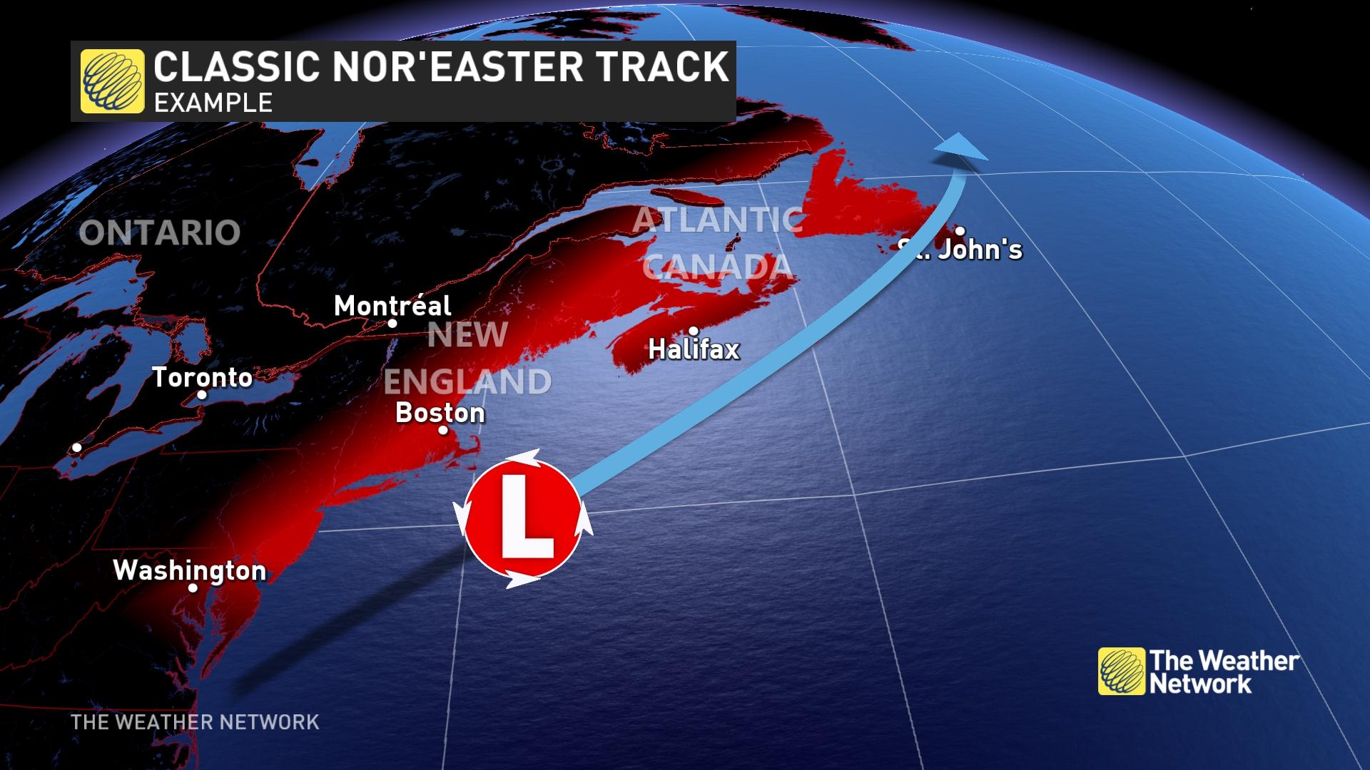 significant impacts expected with powerful east coast nor'easter