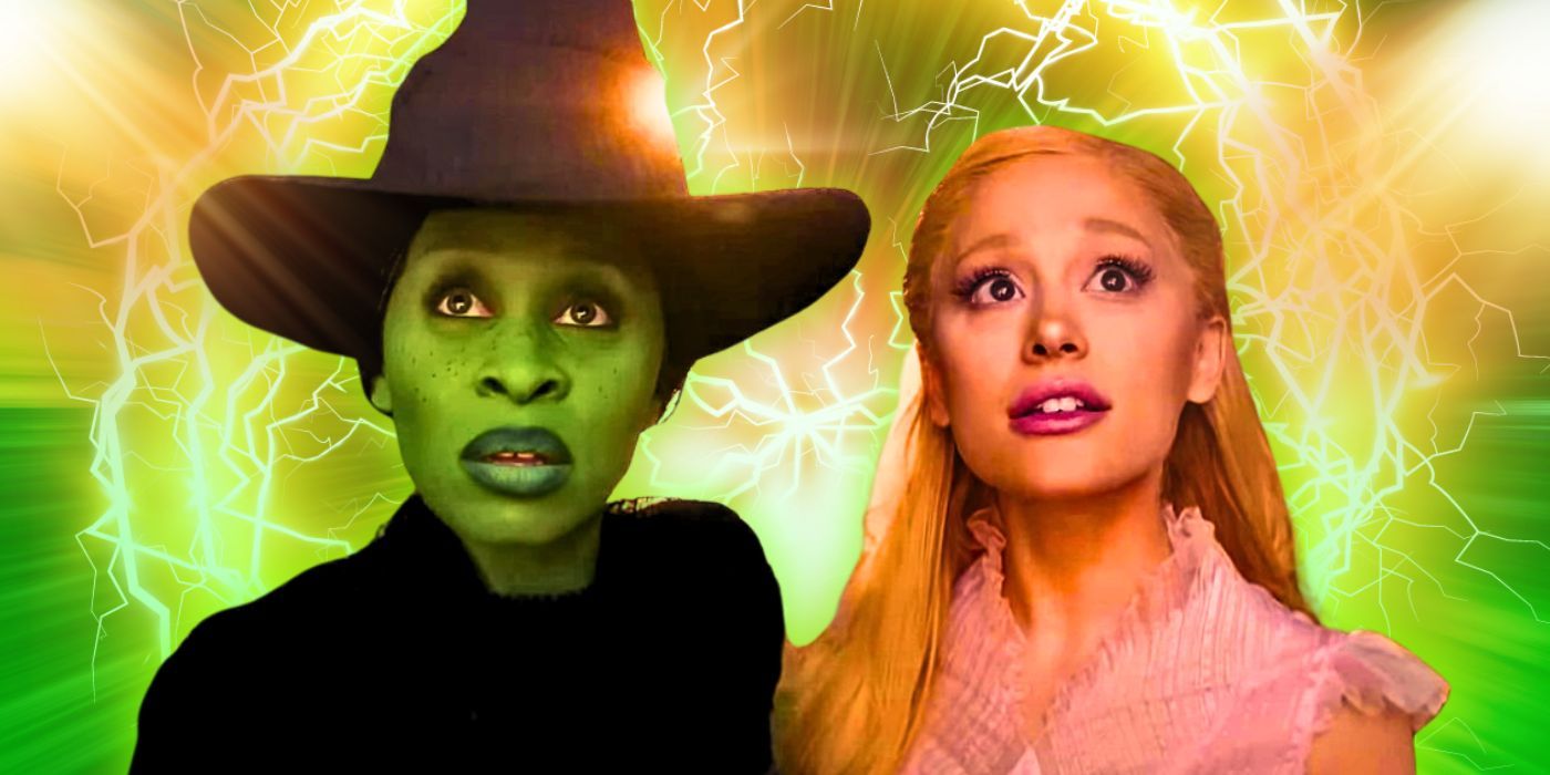 Wicked Movie Image Shows Detailed Look At Elphaba & Glinda's Iconic ...