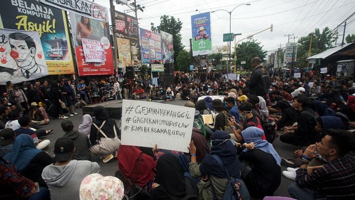 media internasional soroti aksi gejayan memanggil protes campur tangan jokowi dalam pemilu