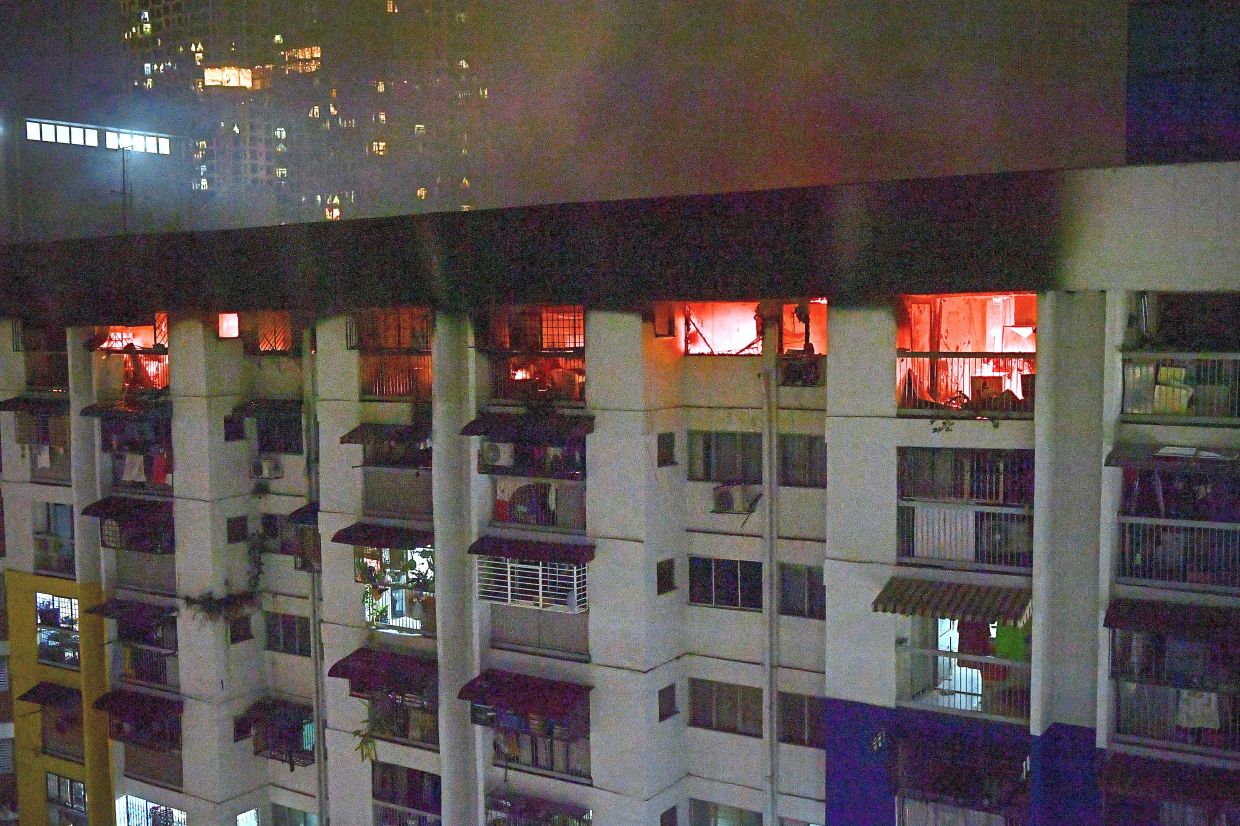 a rash of fires during cny