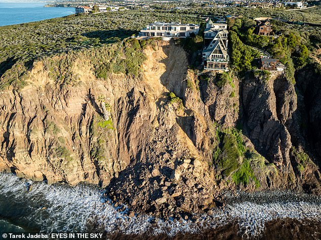 Living On The Edge! Incredible Aerial Footage Shows Three Millionaire ...