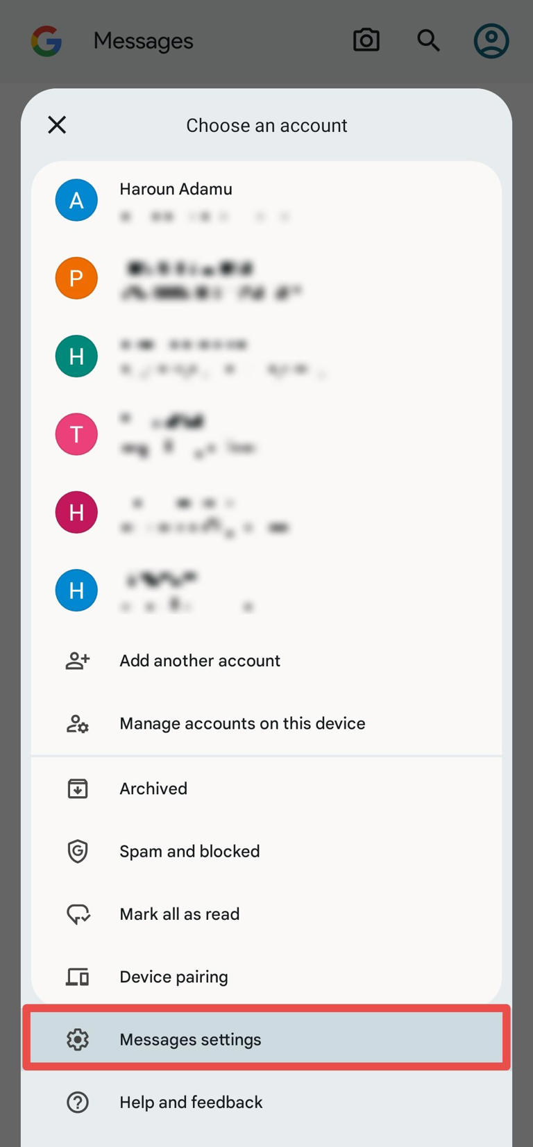 Google Messages How to enable or disable RCS chats