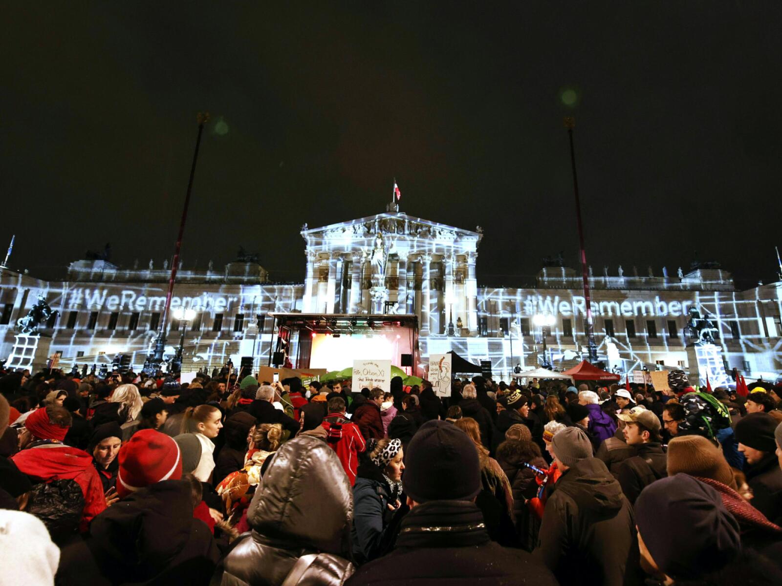 lichteraktion gegen rechts in ganz österreich geplant