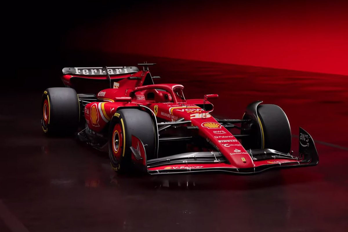 La Scuderia Ferrari présente sa F1 2024