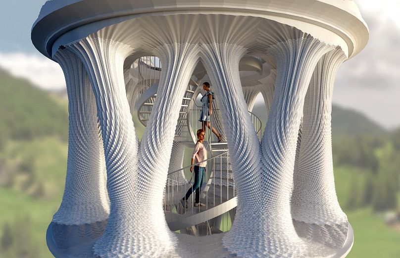 a cultural beacon of hope for a dying swiss village, discover the world’s tallest 3d-printed tower
