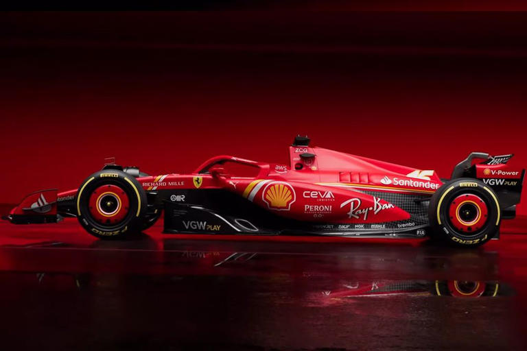Ferrari reveals its 2024 Formula 1 car, the SF24