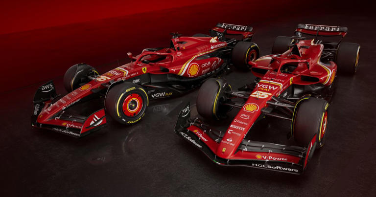 Check out all the pictures of Ferrari’s 2024 F1 car after sensational