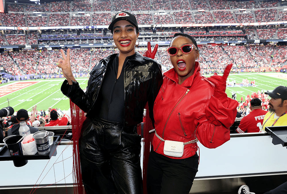 the best celebrity fashion moments from the super bowl 2024