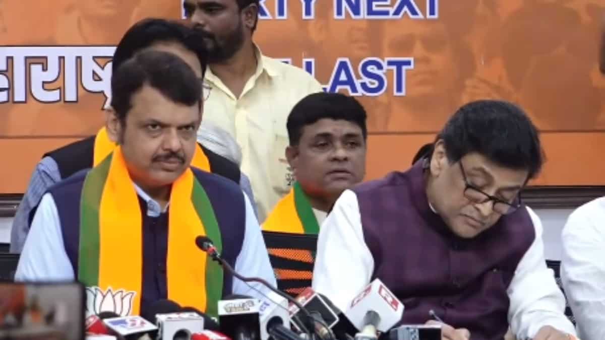 watch: maharashtra ex-cm ashok chavan’s slip of tongue after joining bjp; promptly corrected
