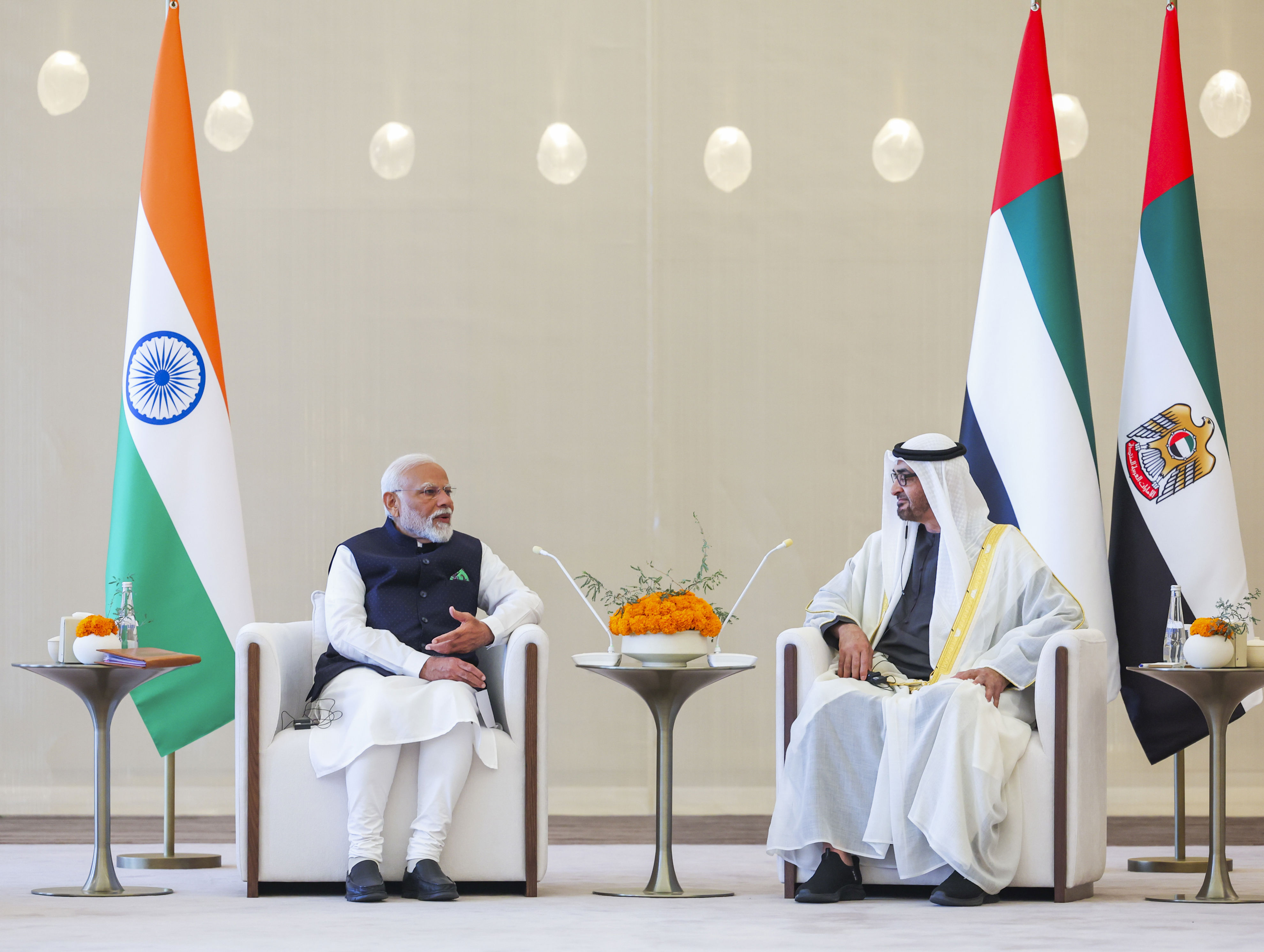 PM Modi Thanks UAE President For Support In Construction Of Hindu ...