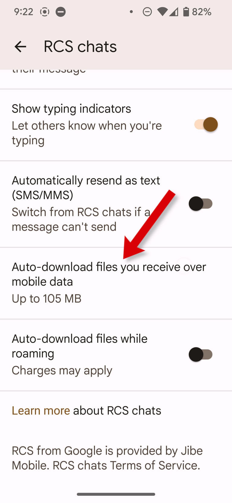 Google Messages How to enable or disable RCS chats