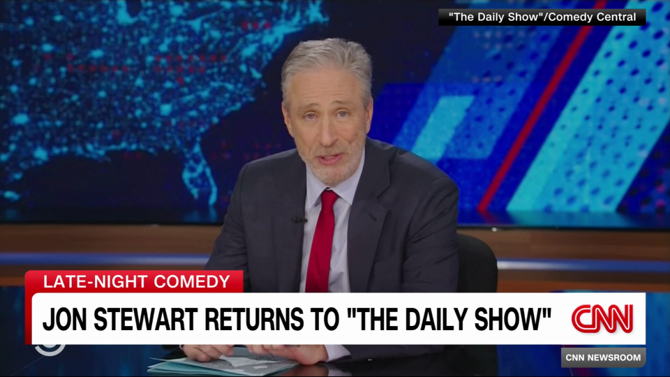 Jon Stewart Returns To Host The Daily Show   BB1id3HW.img