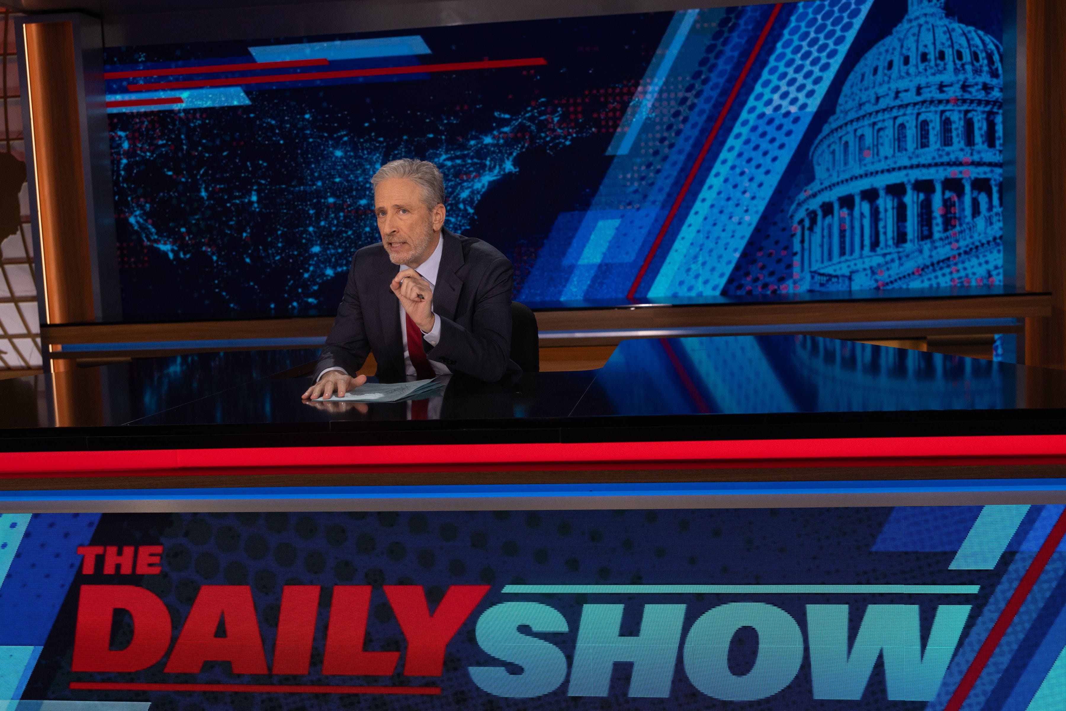 jon stewart chokes up in emotional 'daily show' segment about his dog's death