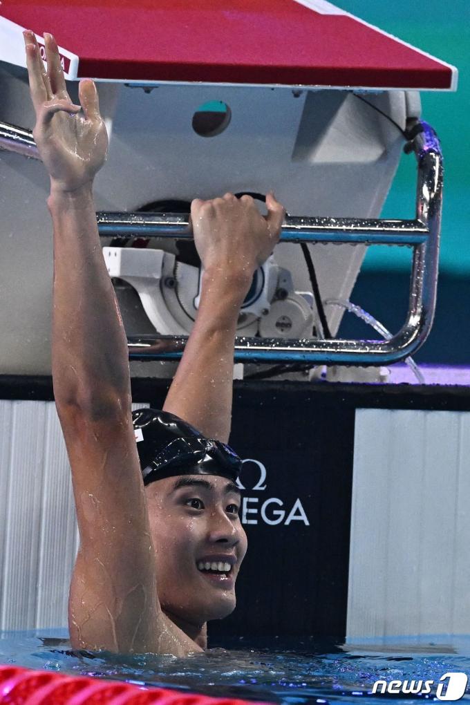 [사진] 황선우 '세계선수권 3연속 메달'