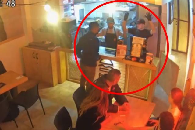 revelan el video del momento exacto del robo masivo a restaurante en el norte de bogotá