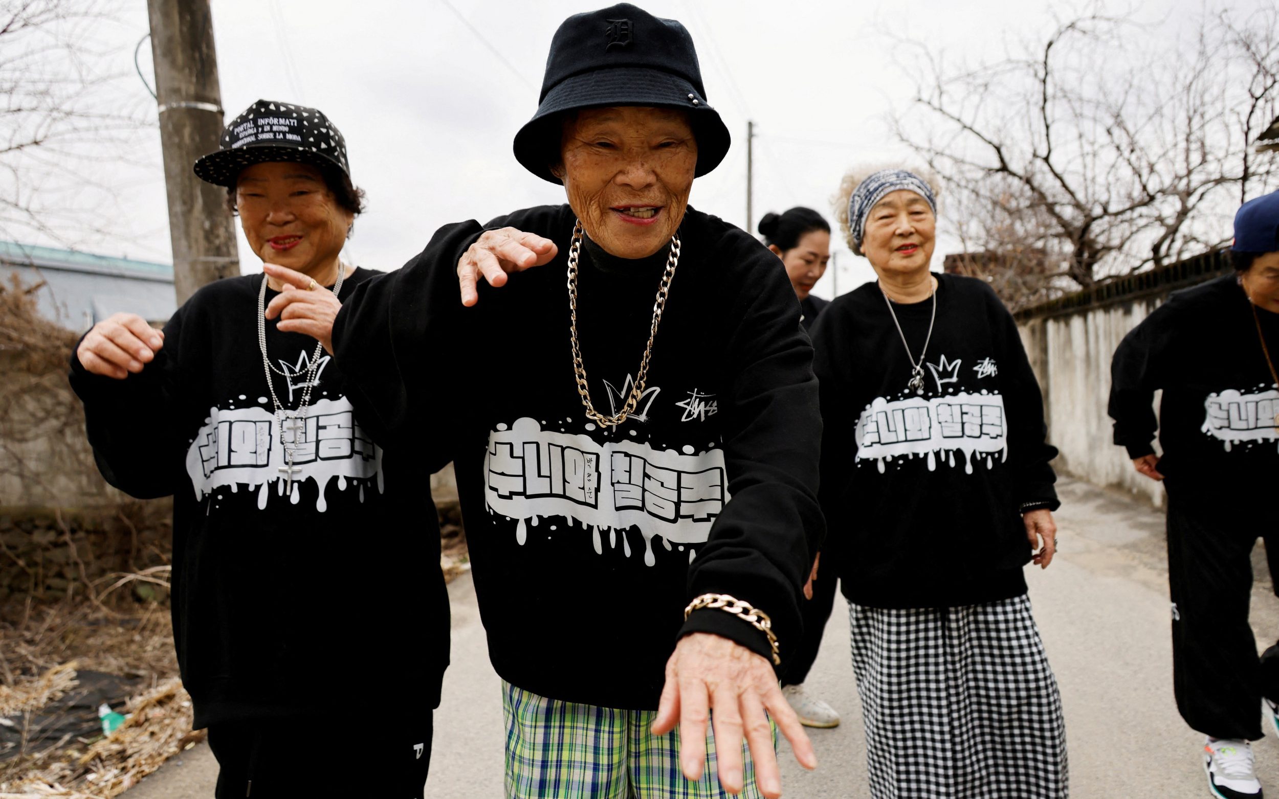 watch: troupe of rapping grannies find fame in south korea
