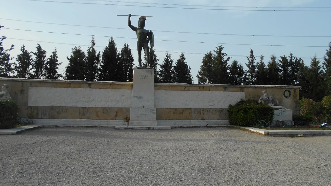 <p>Located at Thermopylae stands the monument for Spartan king Leonidas and his warriors. The Thermopylae Straight is where the infamous battle took place. Brave Spartan warriors battled until the last breath against a stronger Persian army.</p>