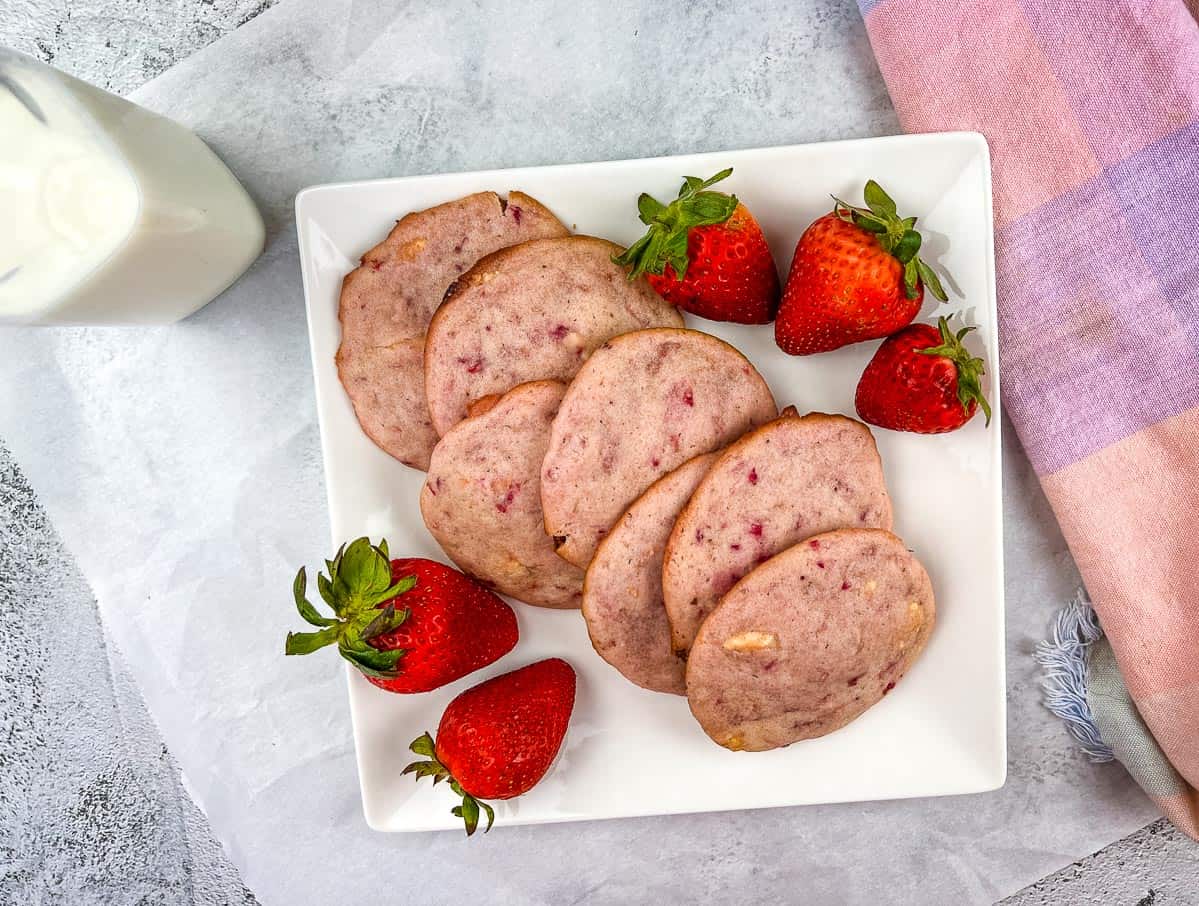 Strawberry Shortcake Cookies. Photo credit: Cook What You Love.