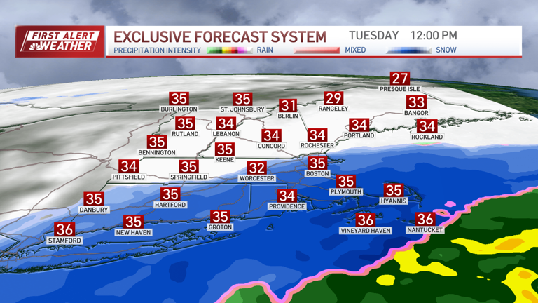 Snowfall forecast shifts south: Whiteout conditions, strong winds ...