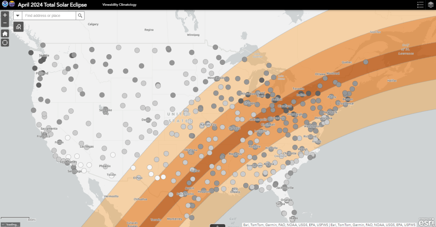 Will You Get A Clear View Of The 2024 Eclipse See The Cloudiness Map   BB1idhR4.img