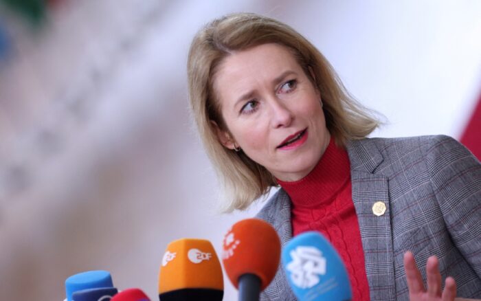 rusia incluye a primera ministra de estonia, kaja kallas, en la lista de busca y captura
