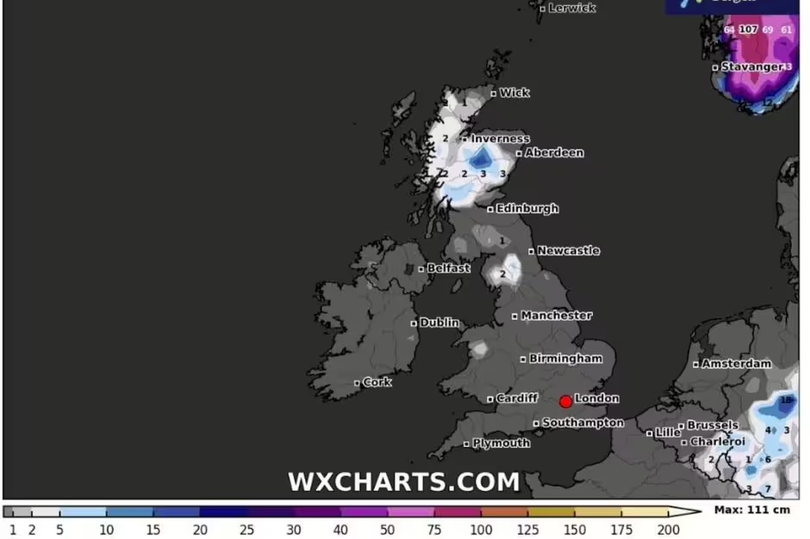 Weather Maps Reveal Polar Blast To Bring -13C Freeze To UK In Just Weeks